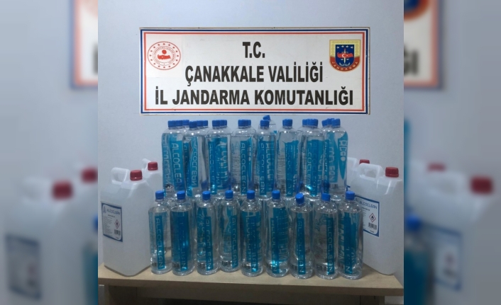 Biga’da sahte içki operasyonu: 3 gözaltı