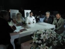 MEGA DÜĞÜNDE NİKAH ŞAHİDİ OLDULAR