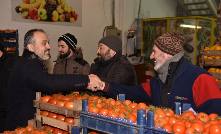 “Bereket Sofrası” Bursa Kent Hali’nde kuruldu