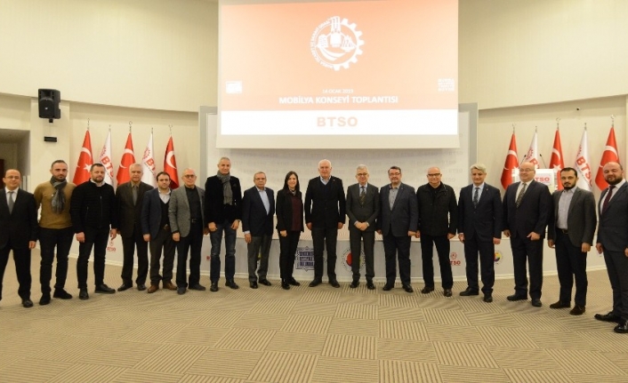 BTSO Mobilya Sektör Konseyi ilk toplantısını yaptı