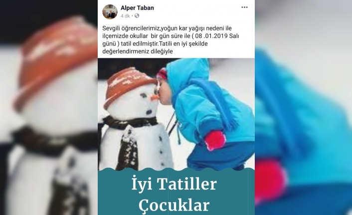 Bursa İnegöl’de eğitime bir gün ara