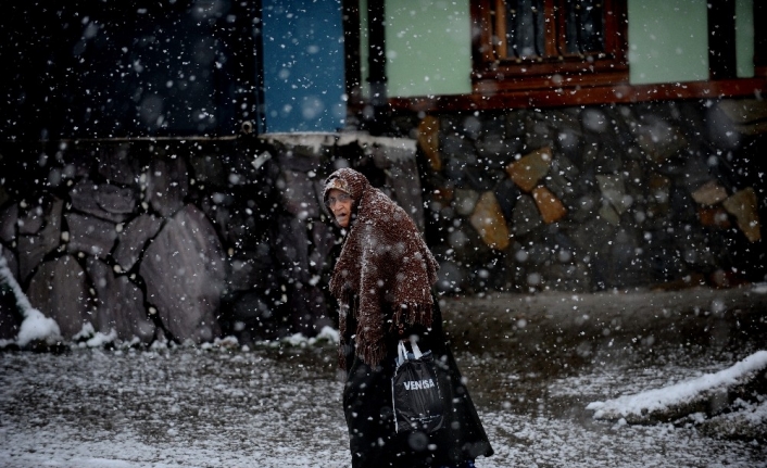 Bursa’dan kar manzaraları