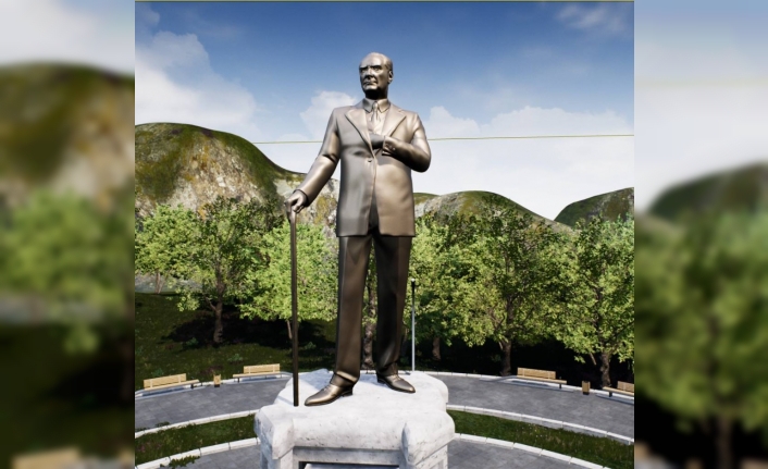 Çamlık’taki Atatürk Anıtı yenileniyor