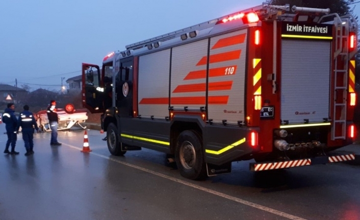 İzmir’de trafik kazası: 2 yaralı