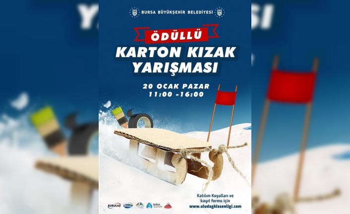 Kartondan kızağını yap ödülü kap