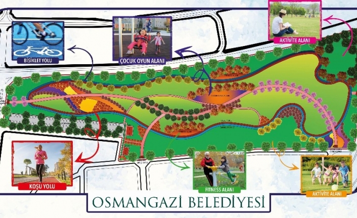 Osmangazi’den Bursa’ya yakışacak “Millet Bahçesi”