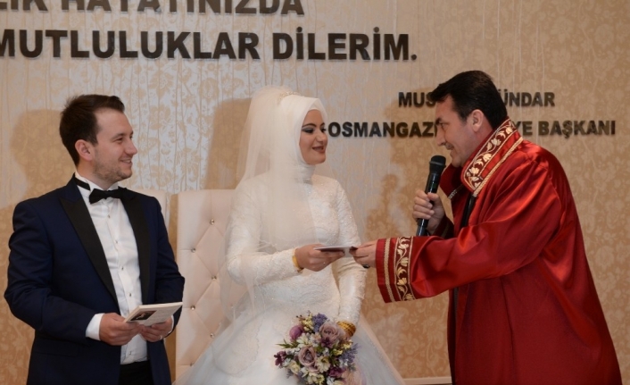 Yabancı çiftler nikâh için Osmangazi’yi seçti