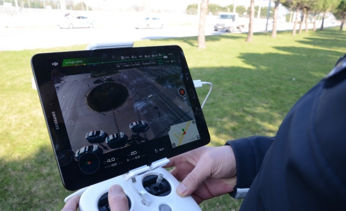 Balıkesir’de drone ile trafik denetimi yapıldı
