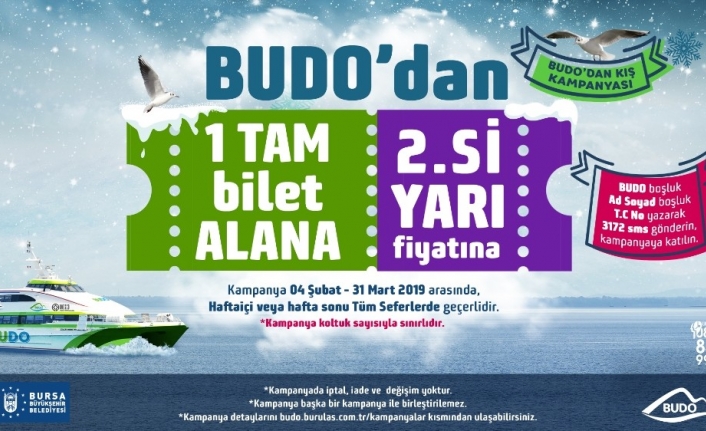 BUDO’dan 1 bilet alana ikinci bilet yarı fiyatına