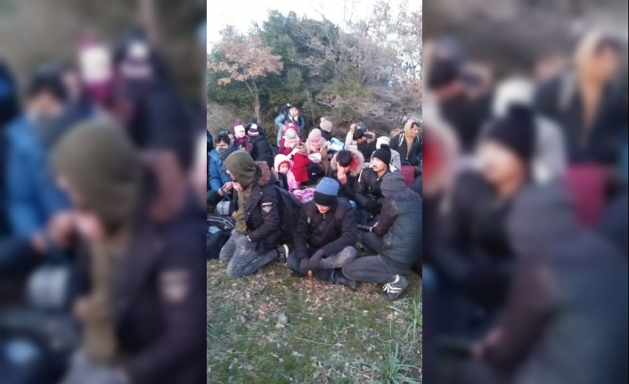 Çanakkale’de 59 mülteci yakalandı