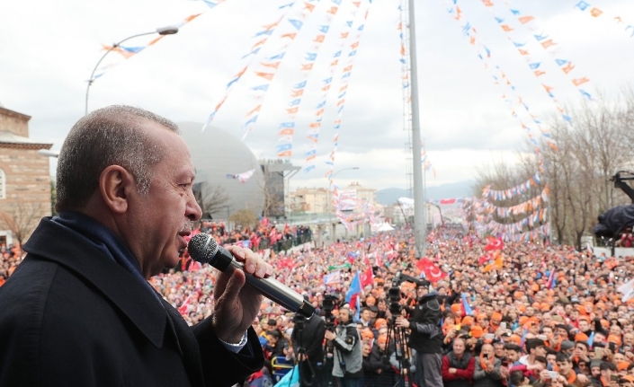 Erdoğan’dan Bursa’nın ulaşım yatırımlarına takip ve  destek sözü