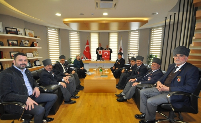 Gazilerden İTSO’ya ziyaret