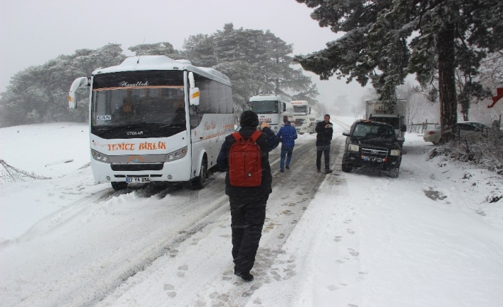 Kazdağları’nda kar esareti...