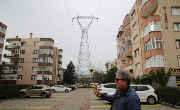 Nilüfer’de elektromanyetik kirlilik Avrupa’nın üzerinde