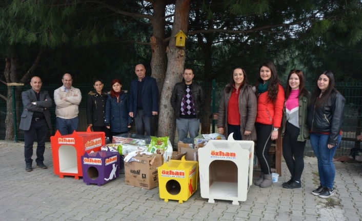 Özhan Gönüllüleri’nden sokak hayvanlarına destek