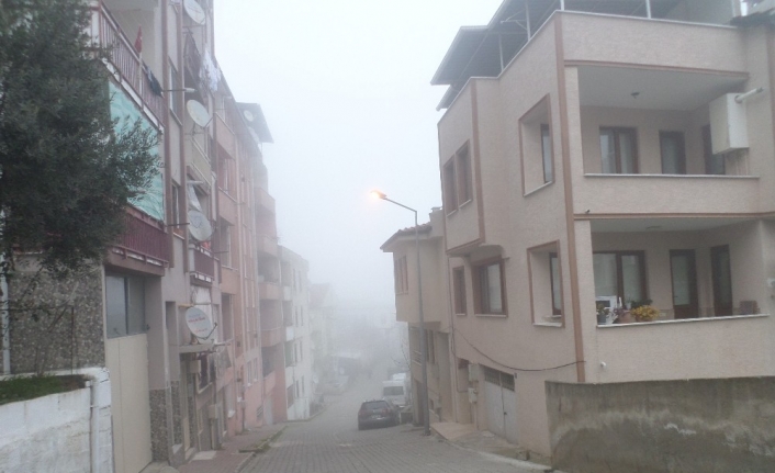 Yoğun sis Mudanya’yı etkisi altına aldı