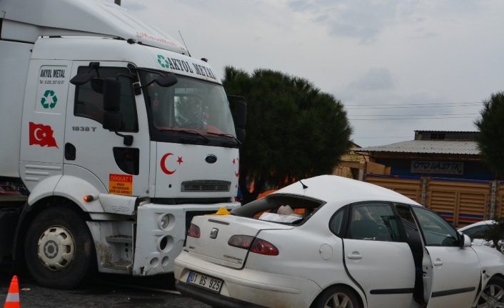 Aliağa’da feci kaza kamerada: 1 ölü