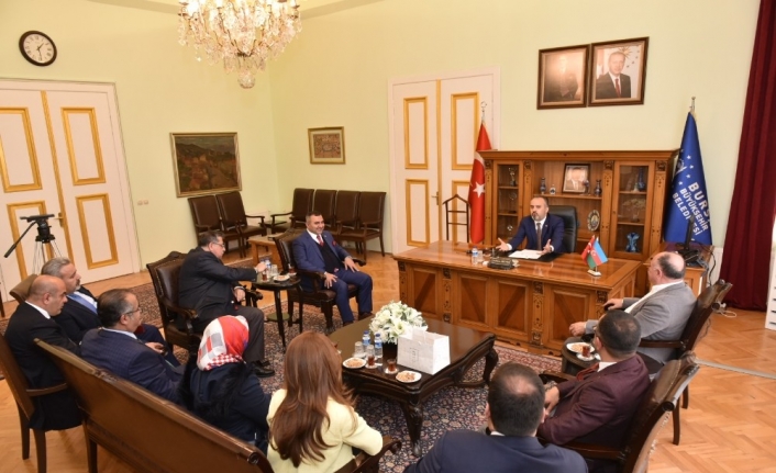Azeri işadamlarından Başkan Aktaş’a ziyaret