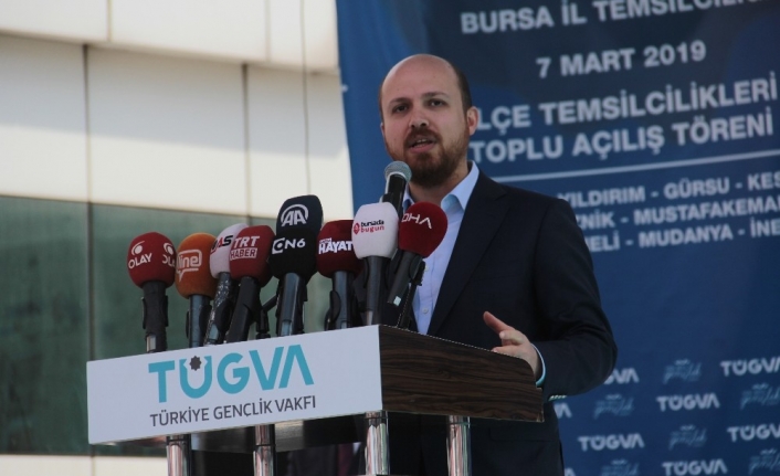 Bilal Erdoğan Bursa’da TÜGVA’nın toplu açılışına katıldı