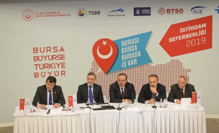 “Bursa’da iş var”