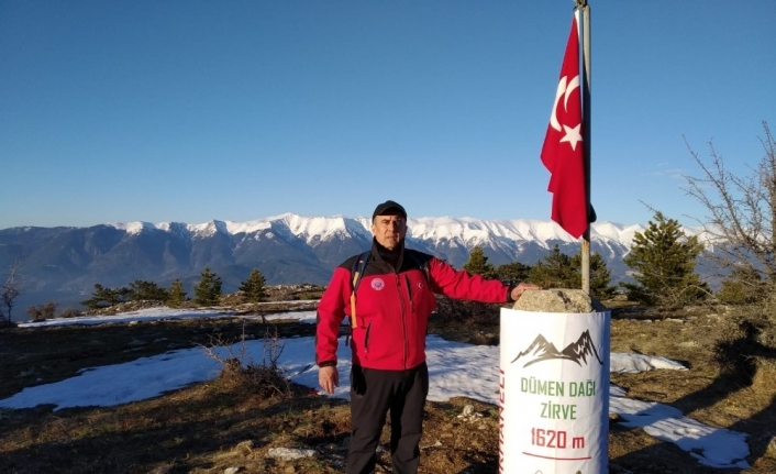 Çanakkalede en fazla şehit veren dağ yöresinde dağcılar dedeleri için yürüdü