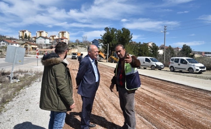 Dursunbey-Balıkesir Duble Yolunda Çalışmalar Başladı