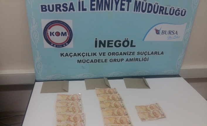 İnegöl’de sahte para operasyonu, 3 tutuklama
