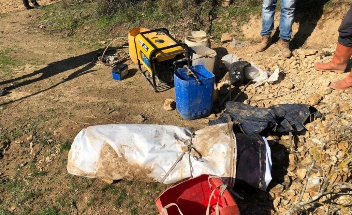 Kaçak kazı yapanlar suç üstü yakalandılar