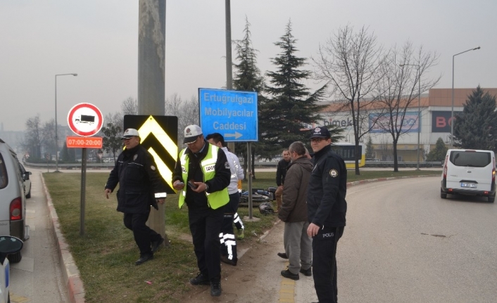 Kask hayatını kurtardı