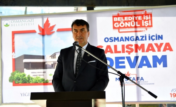 Osmangazi’den köylere hizmet yağmuru