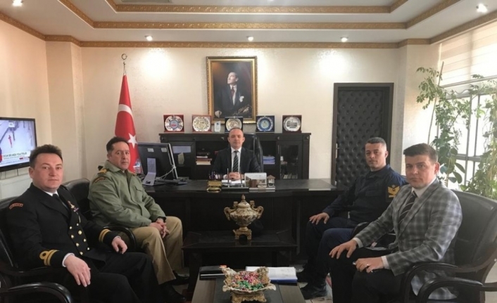 Sahil Güvenlik Komutanlığı Kaymakam Öner’i ziyaret etti