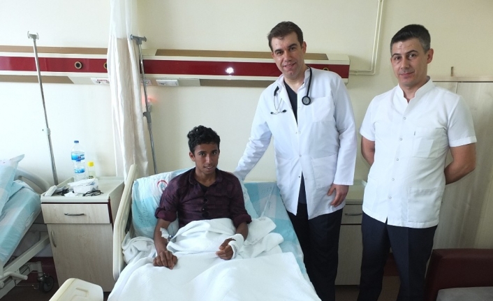 Taha’nın kolu başarılı bir operasyonla kurtarıldı
