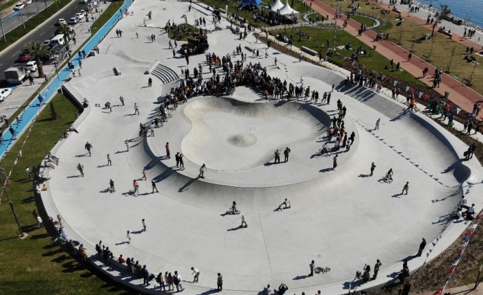 Türkiye’nin en büyük kaykay pisti