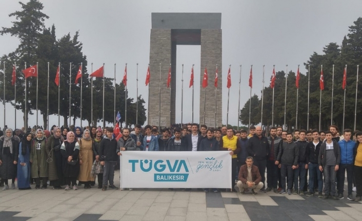 TÜVGA Gençleri Çanakkale’ye götürdü