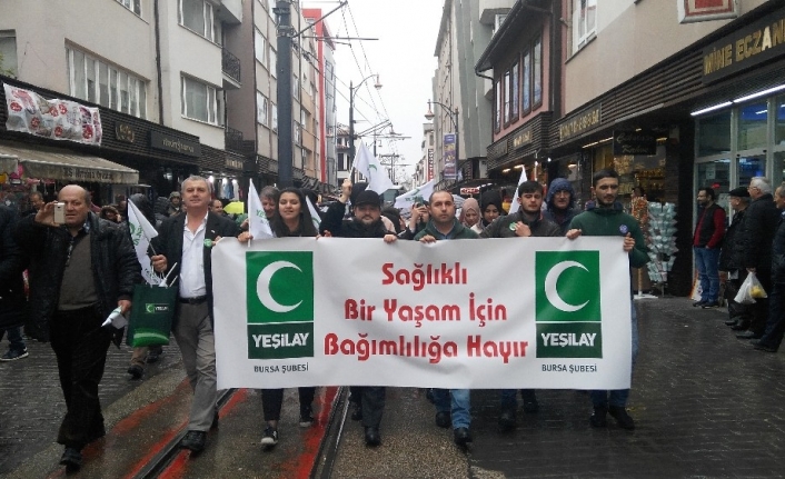 Yeşilay’dan "Sağlıklı hayat" yürüyüşü