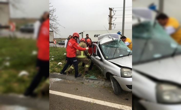 Bandırma’da trafik kazası : 1 ölü
