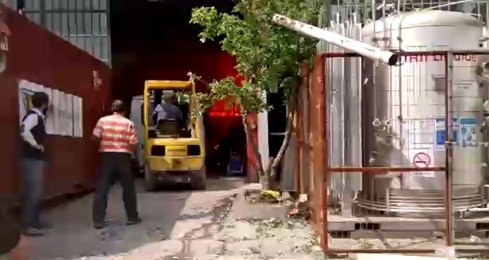 Bursa’daki patlama anı kamerada
