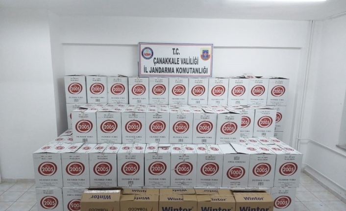 Çanakkale’de kaçak sigara operasyonu