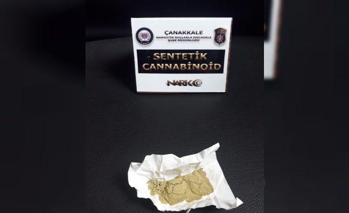 Çanakkale’de uyuşturucu operasyonu