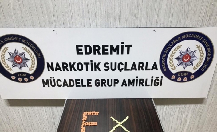 Edremit’te 50 bin liralık uyuşturucu operasyonu