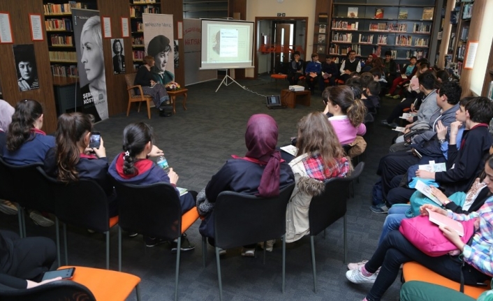 Şebnem Köstem öğrencilere Nezihe Meriç okudu