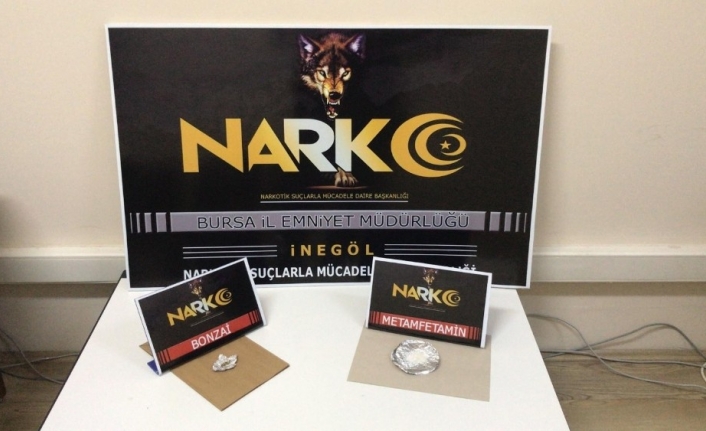 Şüphe üzerinde durdurulan araçtan uyuşturucu çıktı