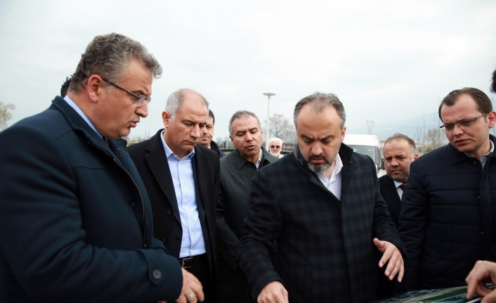 Yıldırım’ın kent parkı şekillenmeye başladı