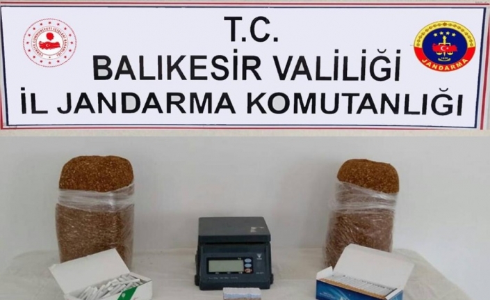 Balıkesir Jandarmadan kaçak tütün operasyonu