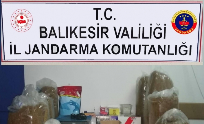 Balya’da kaçak tütün operasyonu