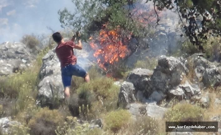 Balıkesir’de korkutan orman yangın: Yangına havadan ve karadan müdahale ediliyor