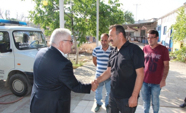 Edremit Belediyesi’nde Fen İşleri’ne teşekkür