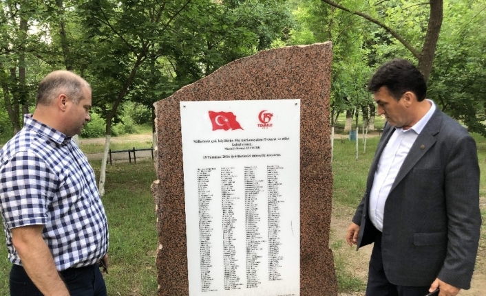 Gagavuzya’da 15 Temmuz anıtı