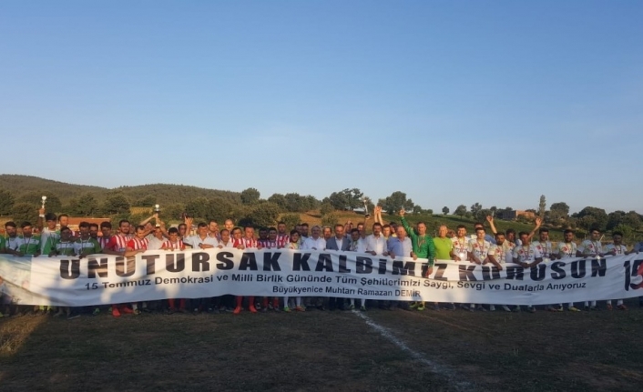 15 Temmuz kahramanı adına futbol turnuvası yapıldı