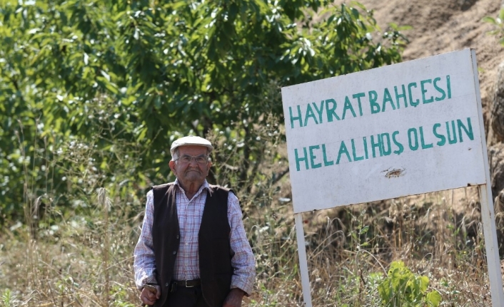 Bu tarladaki sebze ve meyveler 22 yıldır ücretsiz